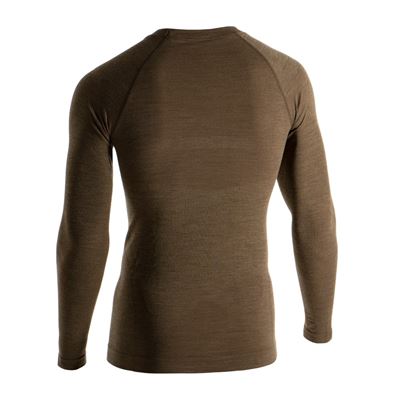 Triko s dlouhým rukávem Merino Seamless STONEGREY OLIVE CLAWGEAR 1204930-20 2