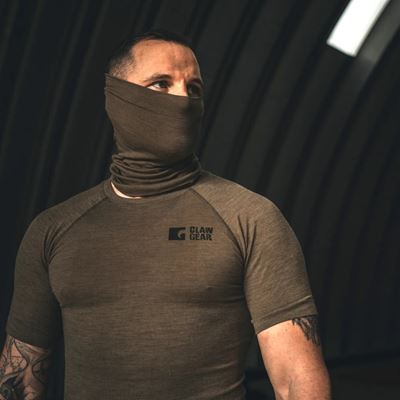 Triko s krátkým rukávem Merino Seamless STONEGREY OLIVE CLAWGEAR 1204940-20 7