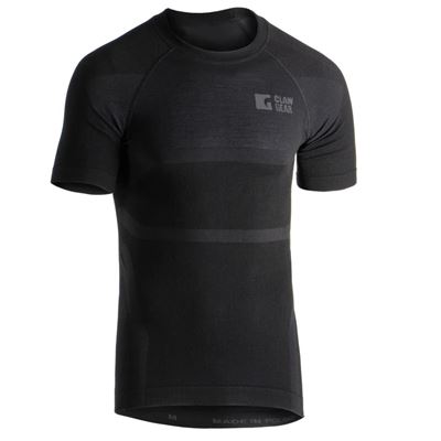Triko s krátkým rukávem Merino Seamless ČERNÉ