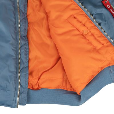 Bunda pilotní US MA1 BOMBER Vintage denim SVĚTLE MODRÝ FOSTEX 1214011-VD 11