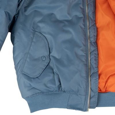 Bunda pilotní US MA1 BOMBER Vintage denim SVĚTLE MODRÝ FOSTEX 1214011-VD 9