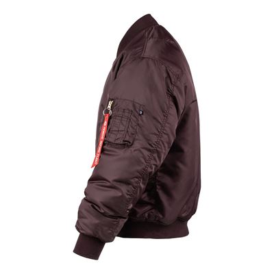 Bunda pilotní US MA1 BOMBER MAROON - FIALOVÝ FOSTEX 1214011-M 2