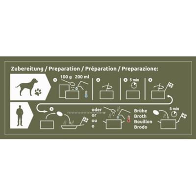 Dávka potravinová FOOD-4DOX 2 porce 200 g CONVAR™ Feldküche 121620 4