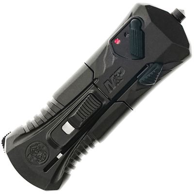 Nůž vystřelovací MP COMPACT OTF hladké ostří ČERNÝ