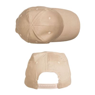 Čepice baseball s kšiltem KHAKI