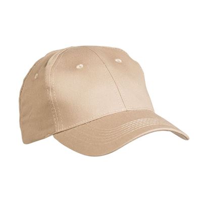 Čepice baseball s kšiltem KHAKI