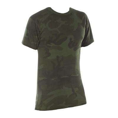 Triko prodloužené funkční Dry Moisture Wicking MIDNIGHT WOODLAND CAMO