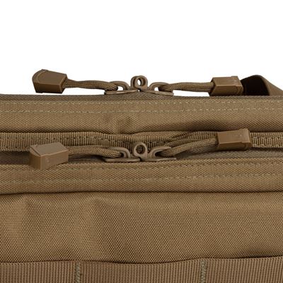 Taška na pušku 105 cm se 3 kapsami a popruhem COYOTE