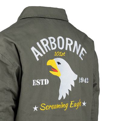 Bunda HERITAGE AIRBORNE s výšivkou ZELENÁ FOSTEX 129806 3