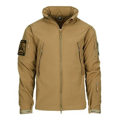 Bunda TACTICAL 101 INC Softshell PÍSKOVÁ