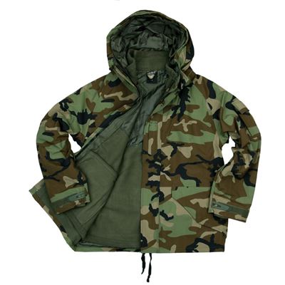 Bunda/parka s fleece vložkou WOODLAND