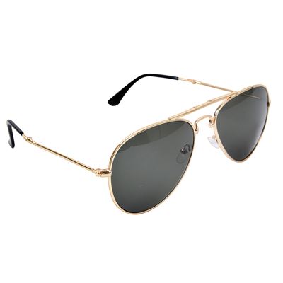 Brýle pilotní AVIATOR skládací ZLATÉ/KOUŘOVÉ
