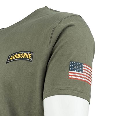 Triko 101st Airborne Roundel ZELENÉ FOSTEX 133657 9