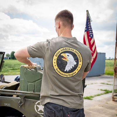 Triko 101st Airborne Roundel ZELENÉ FOSTEX 133657 7