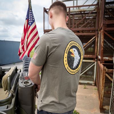 Triko 101st Airborne Roundel ZELENÉ FOSTEX 133657 4
