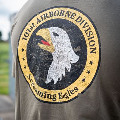 Triko 101st Airborne Roundel ZELENÉ FOSTEX 133657 3