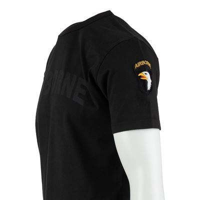 Triko AIRBORNE s nášivkou 101 divize na rukávu ČERNÉ FOSTEX 133670-B 3