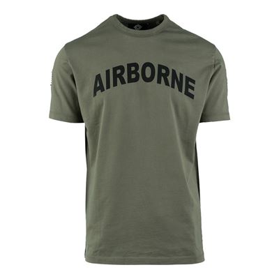 Triko AIRBORNE s nášivkou 101 divize na rukávu ZELENÉ FOSTEX 133670-Z 2