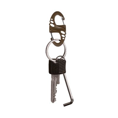 Karabinky S-HOOK balení 10 ks COYOTE