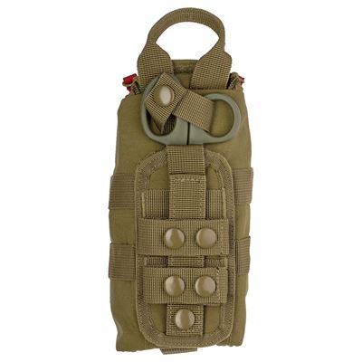 Pouzdro zdravotní IFAK zip LASER CUT MOLLE včetně nůžek ZELENÉ MIL-TEC® 13491201 2
