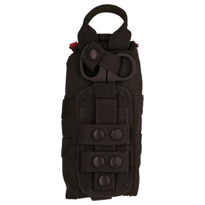 Pouzdro zdravotní IFAK zip LASER CUT MOLLE včetně nůžek ČERNÉ MIL-TEC® 13491202 2