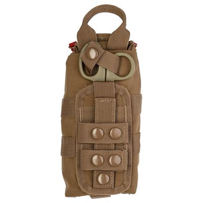 Pouzdro zdravotní IFAK zip LASER CUT MOLLE včetně nůžek DARK COYOTE MIL-TEC® 13491219 2