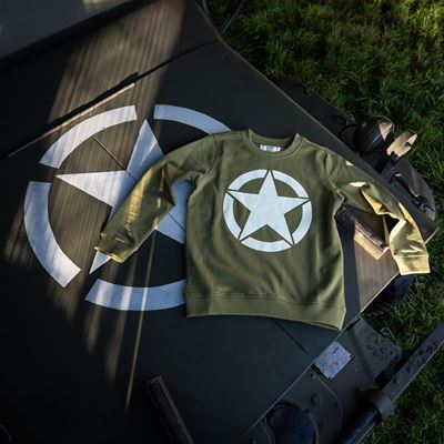 Mikina dětská U.S. hvězda ZELENÁ FOSTEX 135101 7
