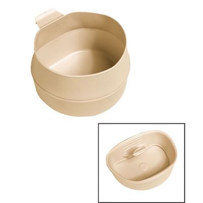 Hrnek skládací ŠVÉDSKÝ FOLD-A-CUP® plastový 600ml KHAKI