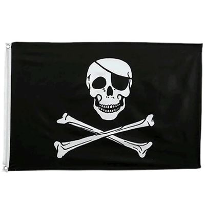 Vlajka PIRÁTSKÁ JOLLY ROGER