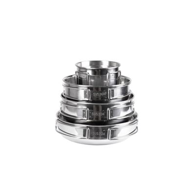 Set jídelního kempového nádobí nerezový 5 dílný MIL-TEC® 14648200 2