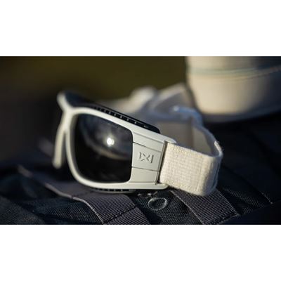 Brýle taktické skládací LYNX sada 2 skla BÍLÝ rám + pouzdro WILEY X 1501W-W 4
