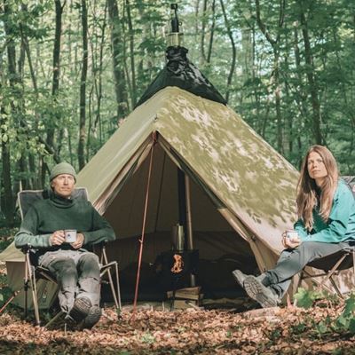 Stan pro 6 osob KLONDIKE Hydrotex Polycotton PÍSKOVÝ