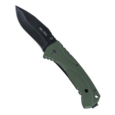 Nůž zavírací G10-440S ČERNO ZELENÝ