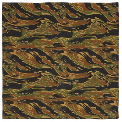 Šátek BANDANA 55x55 cm TIGER STRIPE CAMO