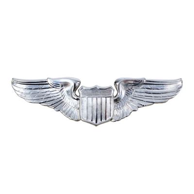 Odznak U.S.A.F. PILOT WING STŘÍBRNÝ MATNÝ