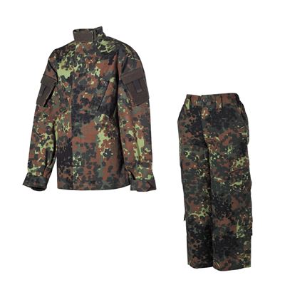 Komplet dětský maskovaný střih ACU FLECKTARN