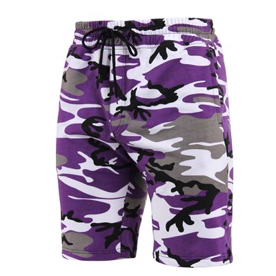 Kraťasy teplákové ULTRA VIOLET CAMO