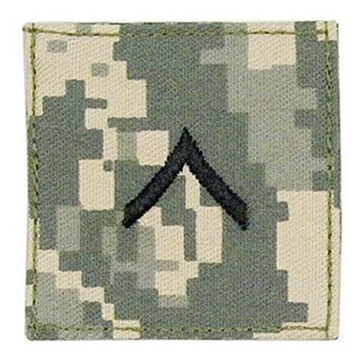 Nášivka hodnosti VELCRO PRIVATE ARMY ACU DIGITAL