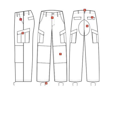 Kalhoty BDU Xtreme A-TACS FG-X