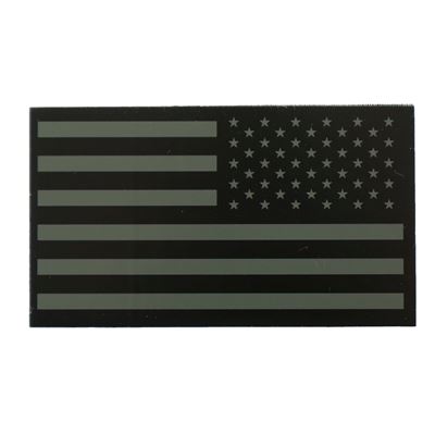 Nášivka IFF IR vlajka USA VELCRO reverzní ZELENÁ