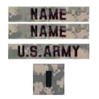 Nášivky U.S. ARMY sada 4ks VELCRO ACU DIGITAL