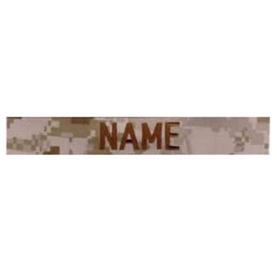 Nášivka jmenovka 3x "NAME" MARPAT DESERT