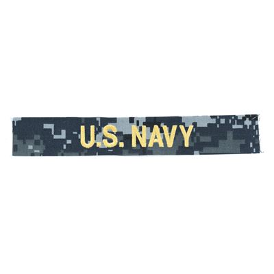 Nášivka "U.S.NAVY" zlatá niť DIGITAL NAVY