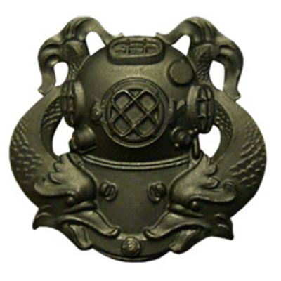 Odznak US DIVER 1st Class ČERNÝ