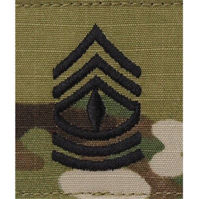 Nášivka hodnosti First Sergeant E-8 velcro OCP®