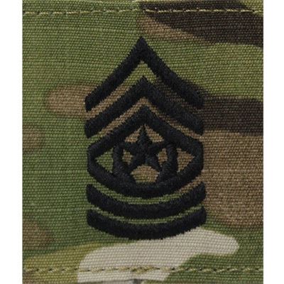 Nášivka hodnosti Command Sergeant Major E-9 velcro OCP®