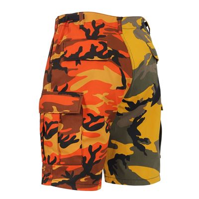 Kraťasy dvoubarevné BDU YELLOW/ORANGE CAMO