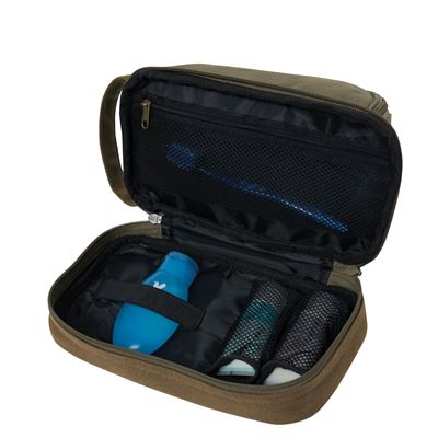 Taška DELUXE TRAVEL KIT na toaletní potřeby ZELENÁ