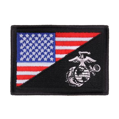 Nášivka vlajka USA/USMC velcro BAREVNÁ