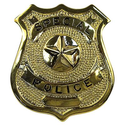 Odznak SPECIAL POLICE ZLATÝ
